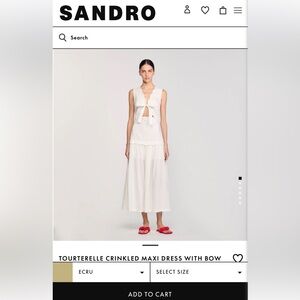 Sandro Tourterelle Dress
